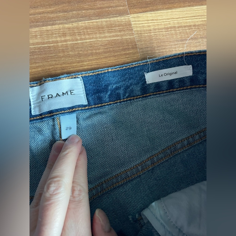 FRAME Le Original Medium Wash Denim Jeans | women's 29 - Picture 3 of 7